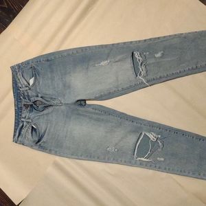 Distressed jeans
